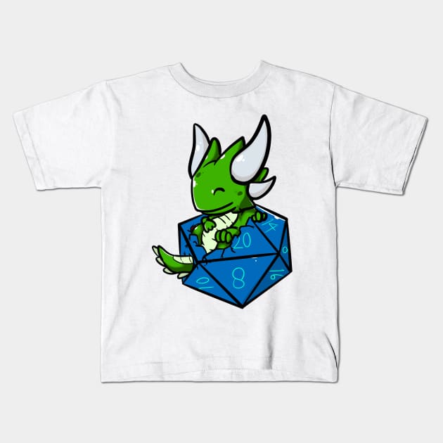 Baby Dragon Kids T-Shirt by SnowJade